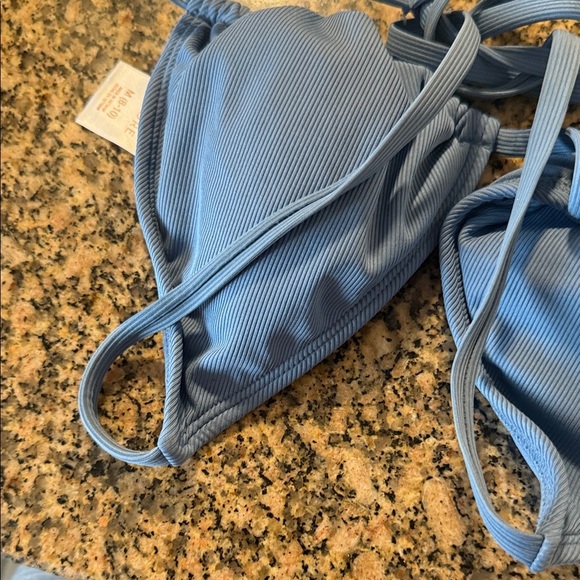 Blue Triangle Bikini Top M (8-10) - Picture 6 of 6